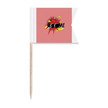 Imagem de Clouds Boom Spark Art Deco Presente Fashion Palito de Dente, Marcação de Etiquetagem para Festa Bolo Comida Prato de Queijo