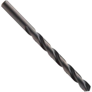 Imagem de ( 12) - Chicago Latrobe 120 High-Speed Steel Long Length Drill Bit, Black Oxide Finish, Round Shank, 118 Degree Conventional Point, Wire Size 12 (Pack of 1)