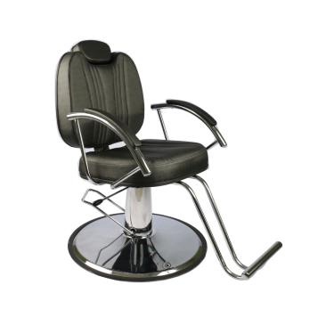 Poltrona Cadeira Hidráulica Reclinável Topazio - Móveis Salão de Beleza E  Barbeiro - Fortebello Moveis - Cor: café 3D