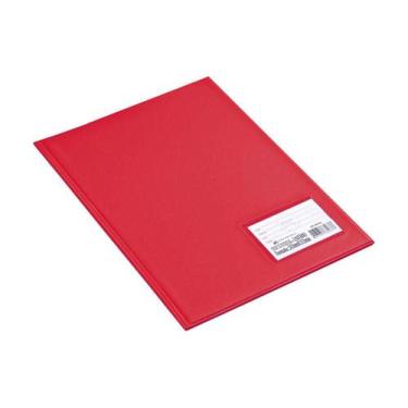 Imagem de Pasta Catálogo Vermelha Com 50 Plásticos Dac
