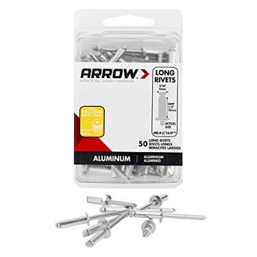 Imagem de Arrow Fastener Arrow Rla3/16Ip Rebite Longo De Alumínio De 3/16' Pacote Com 50