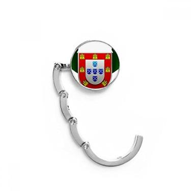 Imagem de Gancho de mesa com símbolo nacional de Portugal, gancho decorativo com fecho dobrável