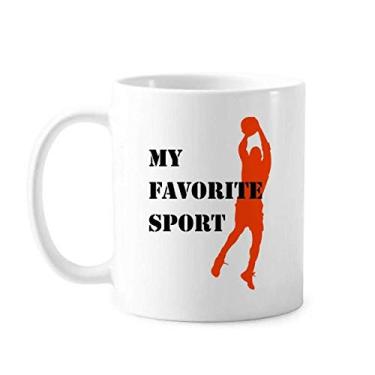 Imagem de Caneca de basquete equilibrada Like Sports Fitness Pottery Ceramic Coffee Porcelain Cup Talheres