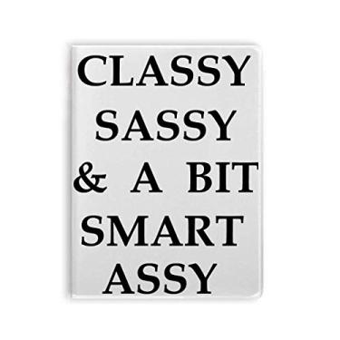 Imagem de Caderno elegante Sassy Bit Smart Assy Design com capa de chiclete Diário Capa macia