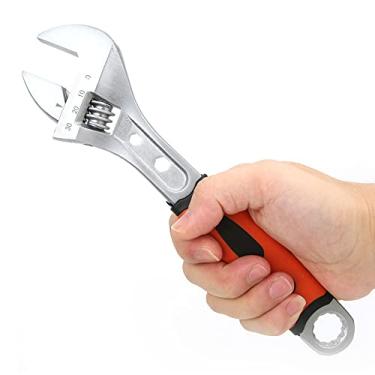 Imagem de Chave de mão, chave inglesa ajustável, alta eficiência para máquina de encanamento (25,4 cm)