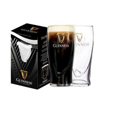 Imagem de 2 Copos P Cerveja E Chopp Escuro Guinness 600ml Diageo Oficial