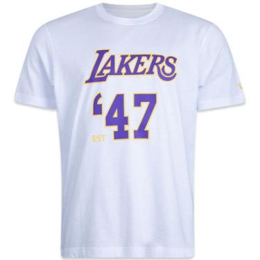 Imagem de Camiseta New Era Regular Nba Los Angeles Lakers Back To School Manga C