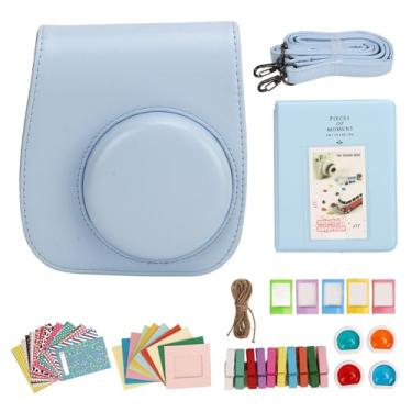 Imagem de Conjunto de Bolsa Protetora Mini InstantCamera para InstaxMini 12, Capa PU Mini InstantCamera Com Filtros de álbum, Adesivos Coloridos para Molduras Suspensas, Alça de