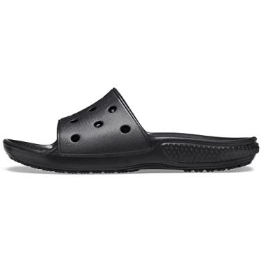 Imagem de CROCS Classic Crocs Slide K - Black - C12 , 206396-001-C12, Kids Unisex , Black , C12