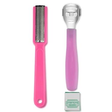 Imagem de Kit Pedicure Removedor de Calos + Lixa Ralixa + 4 Laminas