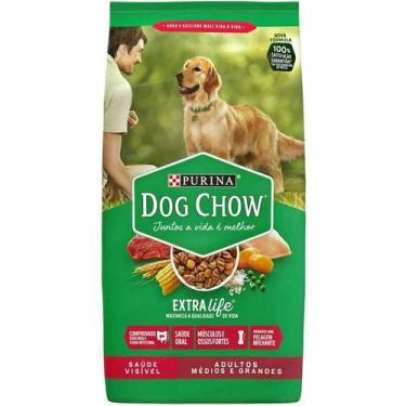 Imagem de Ração Dog Chow Cão Adulto Raças Médias E Grandes Carne E Frango 15Kg