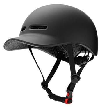 Imagem de Tachiuwa Capacete de bicicleta ciclismo capacete ventilação para adultos, capacetes esportivos, capacete de bicicleta para deslocamento de bicicleta de estrada, preto