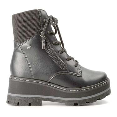 Imagem de Bota Feminina Coturno Dakota Tratorada Wellen (Preto, BR, Adulto, Numérico, 38)