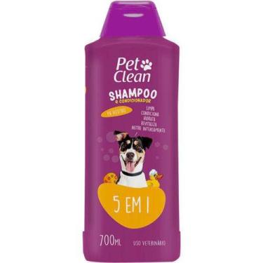 Imagem de Shampoo E Condicionador Pet Clean Para Cães E Gatos 5 Em 1 700ml