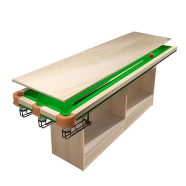 Imagem de Estabilize A Mesa De Bilhar, Mesa De Prática De Bilhar Pequena Para Adultos, Mesa De Treinamento De Sinuca, Para Escritório Interno De Sala De Jogos (Color : Style2, Size : 2.45x0.61m/8.03x2ft)