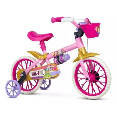 Imagem de Bicicleta Infantil Aro 12 Das Princesas Rosa - Nathor