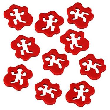 Imagem de LITKO Obviously Dead Tokens, vermelho (10)