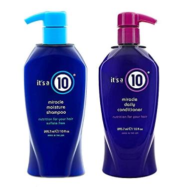 Imagem de It's a 10 Haircare Miracle Moisture Shampoo and Daily Conditioner Bundle, 10 fl. oz. ea.