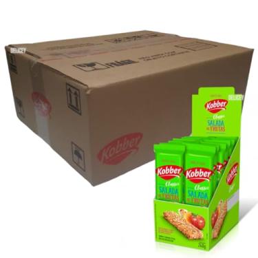Imagem de Caixa Fechada C/8 Display Barra Cereal Kobber Classic 240g Salada De Frutas