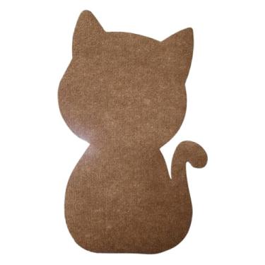 Imagem de Arranhador para Gatos Adesivo de Carpete Gato (Marrom)