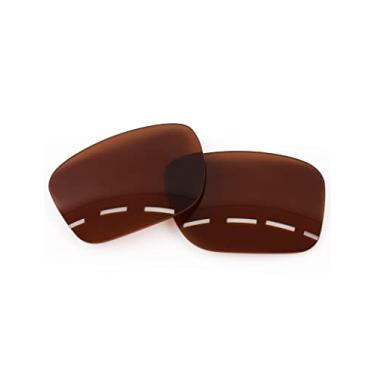 Imagem de Forobb Lentes de reposição polarizadas para óculos de sol Oakley Holbrook XL OO9417 - marrom escuro - policarbonato polarizado