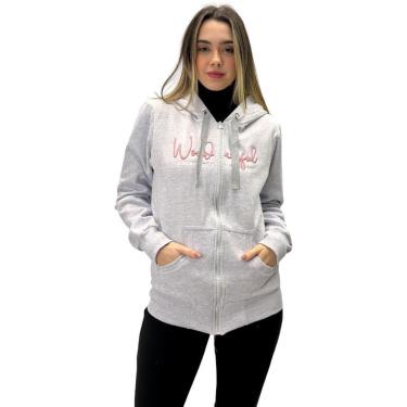 Imagem de Blusa Natural Island Moletom Aberto com Capuz-Feminino