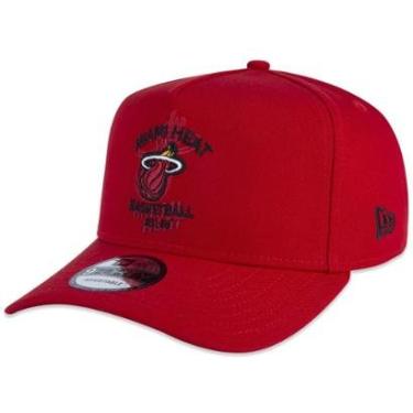 Imagem de BONE NEW ERA 9FORTY A-FRAME NBA MIAMI HEAT CORE-Masculino