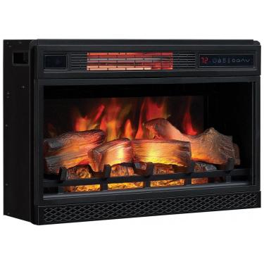 Imagem de Lareira Elétrica de Embutir A43x68L com Infravermelho 3D, 110V, ClassicFlame, Preta
