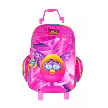 Imagem de Mochila De Rodinhas Furby Boom! Rosa - Dermiwill - Clio