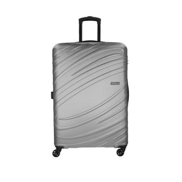 Imagem de Mala Grande Abs American Tourister Tesa By Samsonite Cadeado Integrado Rodas 360 Prata G