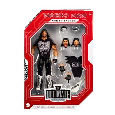 Imagem de WWE Ultimate Edition Premium Articulated Action Figure Exclusive Collection + Sticker (Macho Man Randy Savage (NWO))