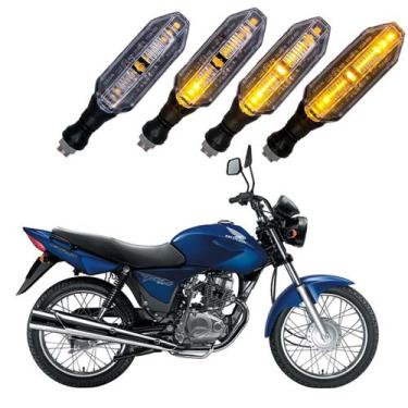 Imagem de Kit 4 Setas Sequenciais Pisca de Led Modelo P26S CG 150 TITAN EX 2010 