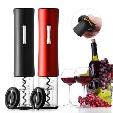 Imagem de Abridor Vinho Champagne Garrafa Automático Elétrico Saca Rolha - ABRID