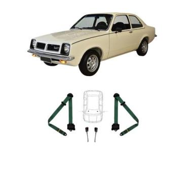 Imagem de Par de Cintos de Segurança 3 pontos Chevette+ Par de Fechos - HCML, Ve
