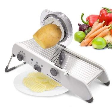 Imagem de Mandoline Fatiador Cortador Mandolin Ralador De Legumes Verduras Repol