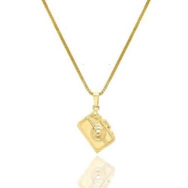 Imagem de Colar Profissão Maquina Fotográfica Banhado A Ouro - Jhulias Joias E S