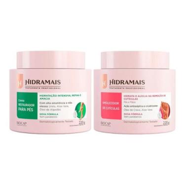 Imagem de Kit 1 Restaurador para pés 1 Amolecedor de cuticulas Hidramais 220g
