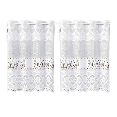 Imagem de Cortina Pia Bando Vitro Formosa Renda Cozinha 1,60X0,80X0,20 - Beija F