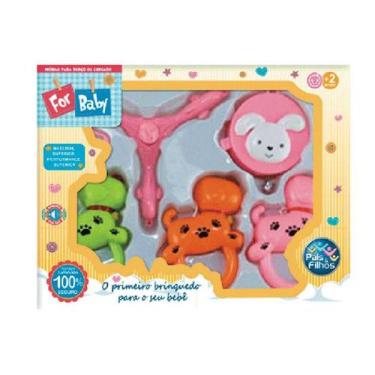 Imagem de Móbile Giratório Musical De Bebê Menino Menina Cachorrinho - anjo da m