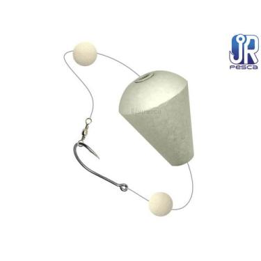 Imagem de Boia do Pão c/ Chicote e Anzol 100% Isopor Média 6g - JR Pesca
