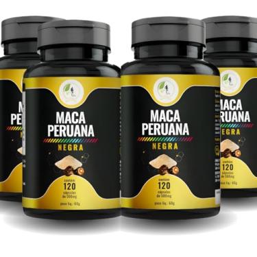 Imagem de KIT C/4 Un. Maca Peruana Negra + Potente 100% Pura 120 Cápsulas- Fits Life