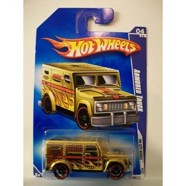 Imagem de Hot Wheels 2009-110 HW City Works #4 Caminhão blindado dourado escala 1:64