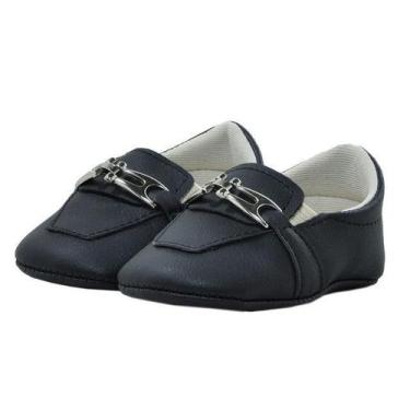 Imagem de Sapatinho de Bebê Bicho de Pé - Sapato Social Masculino com Gravata  -