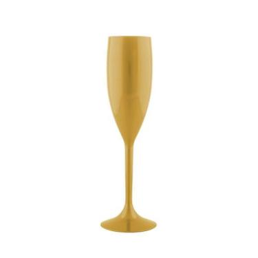 Imagem de Taça champanhe  150ml dourado durável  bezavel