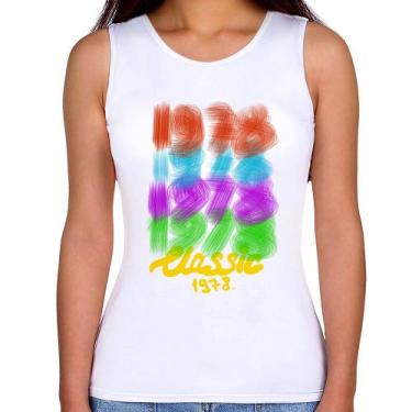 Imagem de Regata Feminina 1978 Classics - Foca na Moda, Branco, M