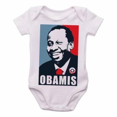 Imagem de body nenê criança roupa bebê Mussum Obamis - Empório Dutra, G   ( 4-8 