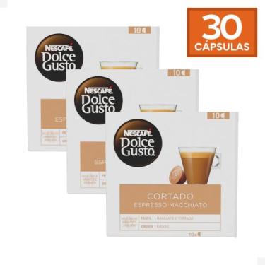 Imagem de Combo 30 Cápsulas Cortado Espresso Macchiato Dolce Gusto