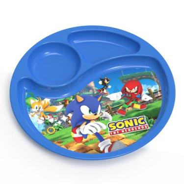 Imagem de Prato com Divisoria Infantil Sonic Original POTTE