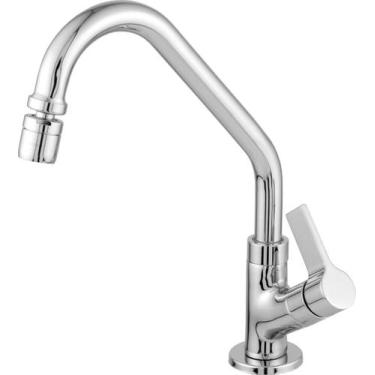 Imagem de Torneira Cozinha Bancada Marchezan com Cano Alto Gold 2199 C91