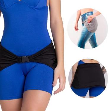 Imagem de Kit 5 Tapa Bumbum Fitness Vekyo Modas Bolso Liso e Fecho Acessório Rou